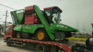 山西又走兩臺穗莖兼收玉米收獲機